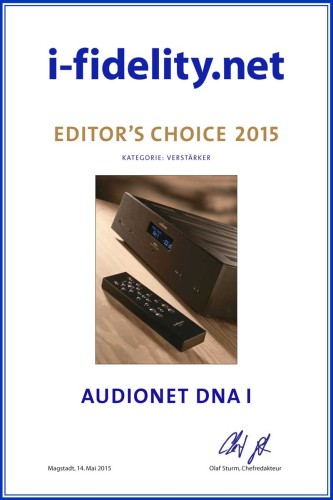 Audionet DNA I ifidelity editors choice 2015
