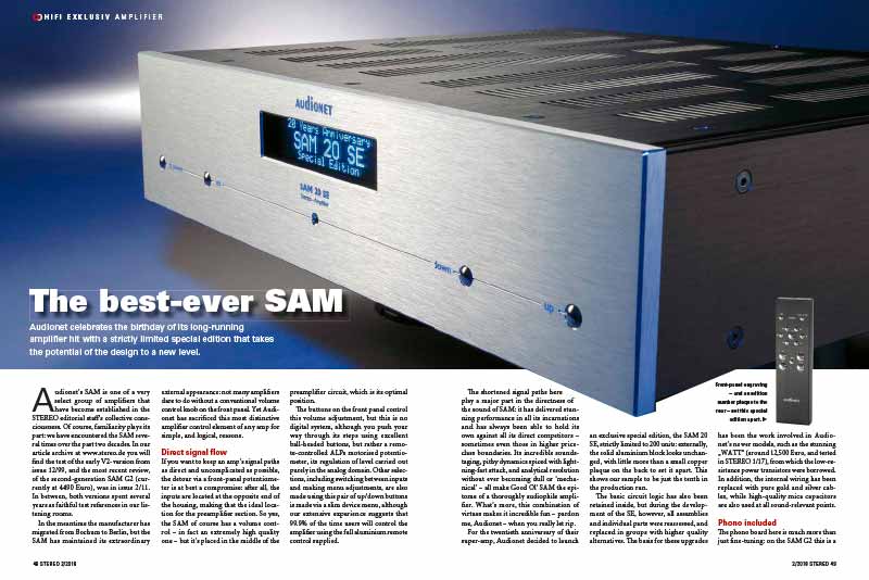 Stereo Test Audionet SAM 20 SE