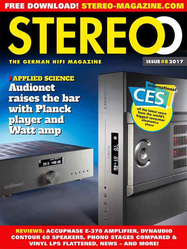 Stereo title issue 1 / 2017 - Test Audionet Planck und WATT